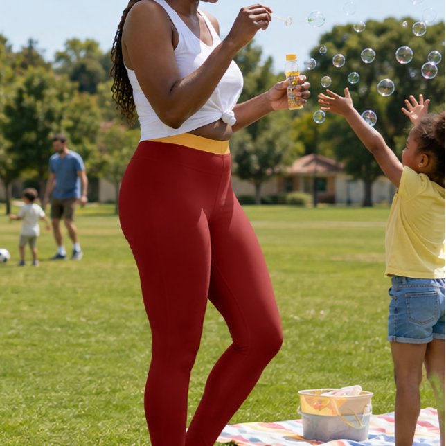 “RUBY RED” – LEGGINGS DE ROUPA DE TREINO (Our Leggings: RUBY RED.
)