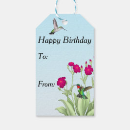 Ruby Throated Hummingbird - Etiquetas para present