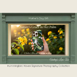 Ruby-Throated Hummingbird Phone Case Mother's Day