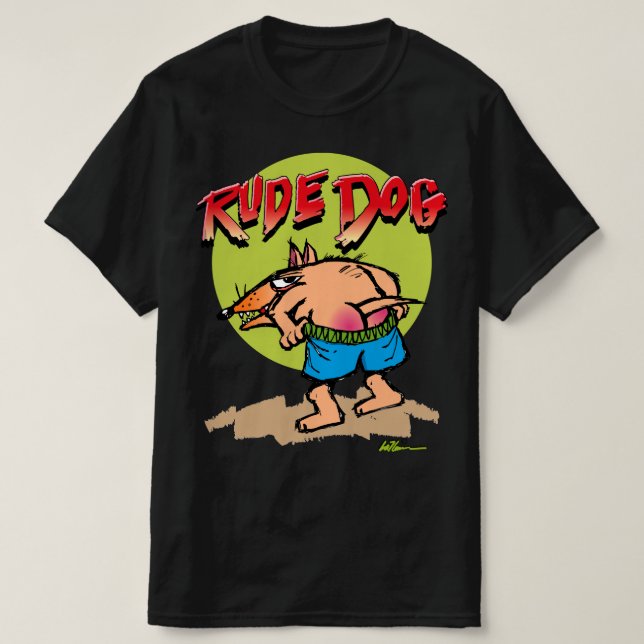 Rude Dog T-Shirt (Frente do Design)