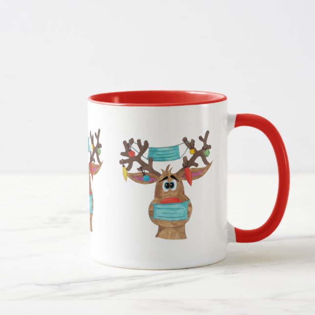 Rudolph, a caneca de rena mascarada (Direita)