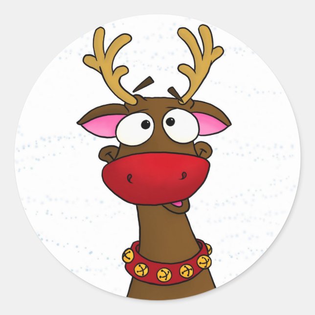 Rudolph, adesivo (Frente)