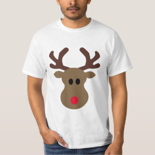 Rudolph parvo a camisa do Natal da rena