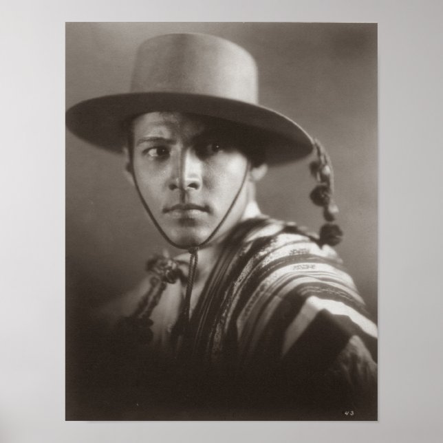 Rudolph Valentino Matte Poster (Frente)