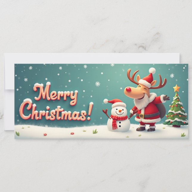 Rudolphe le renne déguisé (Frente)