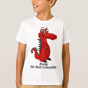 Rudy, o Camisa T do Crocodilo Vermelho