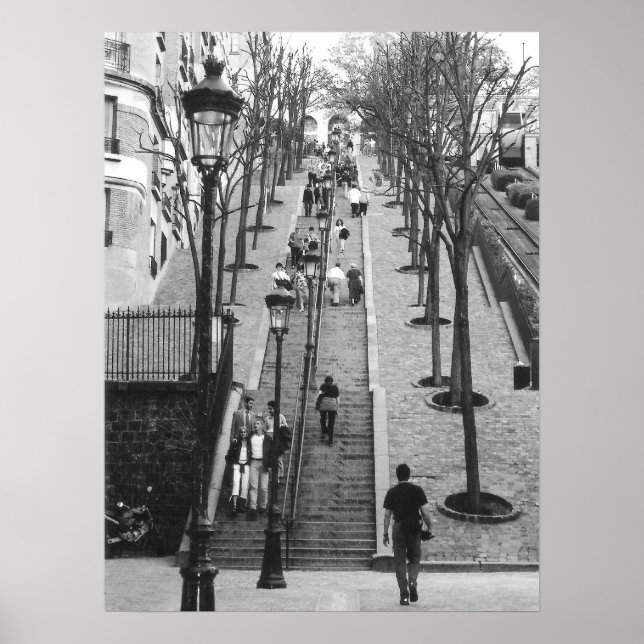 Rue Foyatier, Montmartre, poster de Paris (Frente)