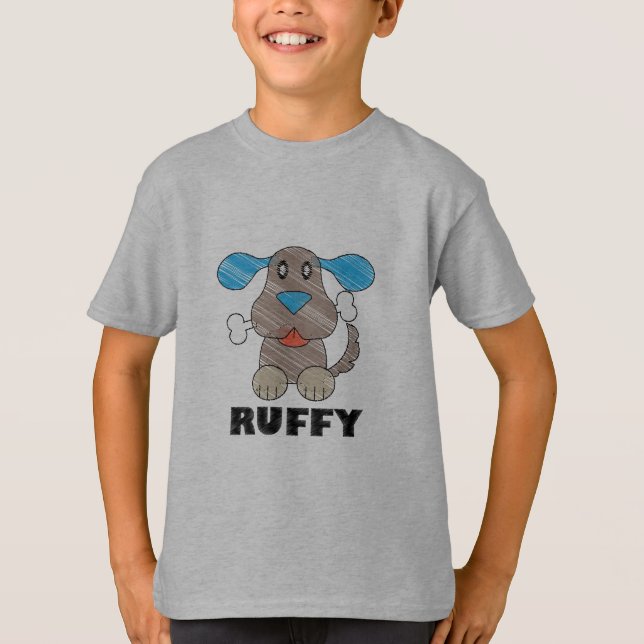 Ruffy - Camiseta Básica Infantil (Frente)