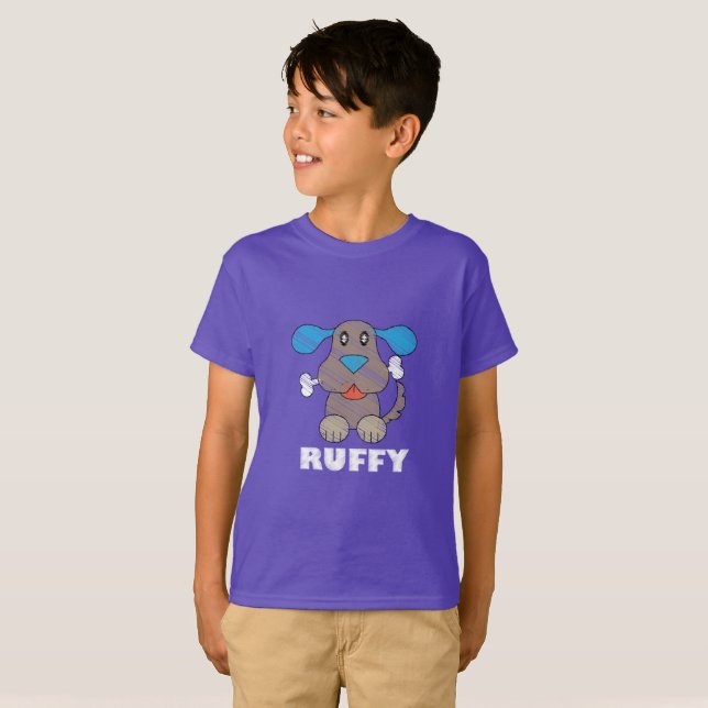 Ruffy - Camiseta Básica Infantil (Frente Completa)