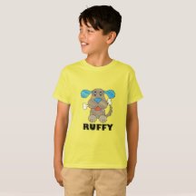 Ruffy - Camiseta Básica para Crianças