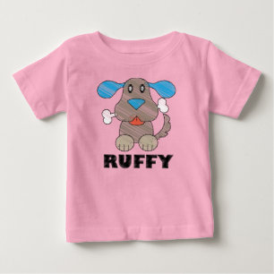 Ruffy - Camiseta de Jersey Fino para Bebê
