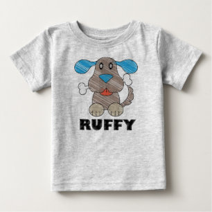 Ruffy - Camiseta de Jersey Fino para Bebê