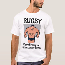 Rugby Bruises - Unisex Rugby T-Shirt