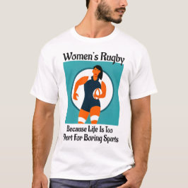 Rugby feminino - Unisex Rugby T-Shirt