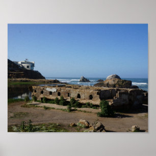 Ruínas dos banhos de Sutro - poster de San