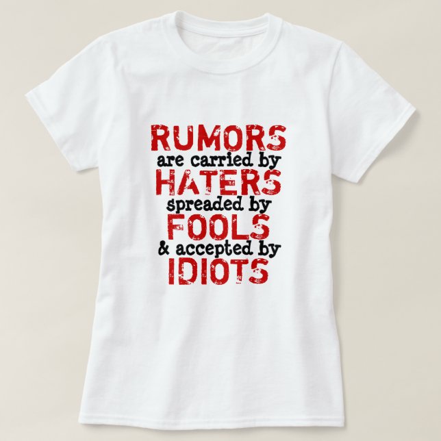 RUMORS - Camiseta (Frente do Design)