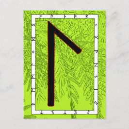 Rune Laguz - VIDA! Cartão Postal