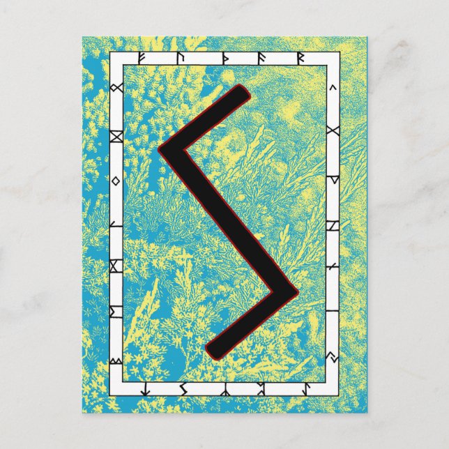 Rune Sowilo - Sucesso! Cartão Postal (Frente)