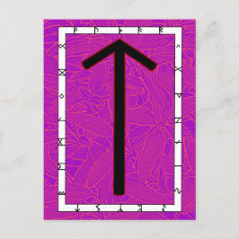 Rune Tiwaz - Vitória! Cartão Postal