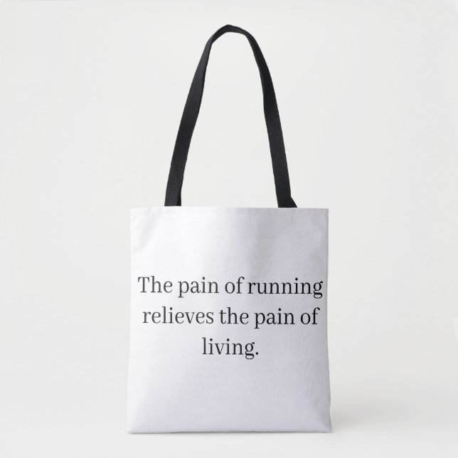 Running inspiration Tote Bag (Frente)
