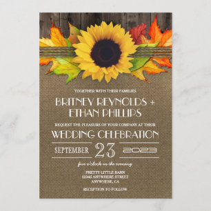 Ruptura Rústica Girassol + Convites De Casamento 
