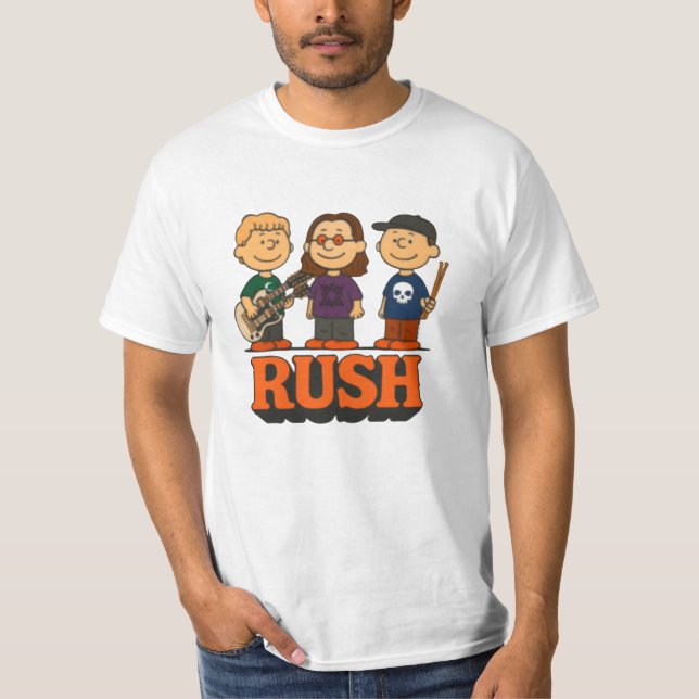 rush band T-Shirt (Frente)