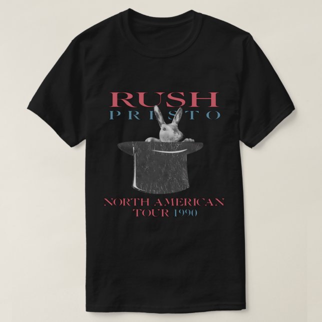 RÚSH Rock Banda PRESTO TO 1990 Classic T-Shirt (Frente do Design)