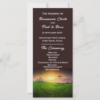 Rusland Farmland Sunrise/Sunset Ceremony Program