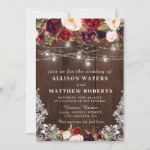 Russ Corda Luz convite para casamento