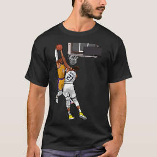 Russel Westbrook Dunk Sobre Camisa Clássica Gobert