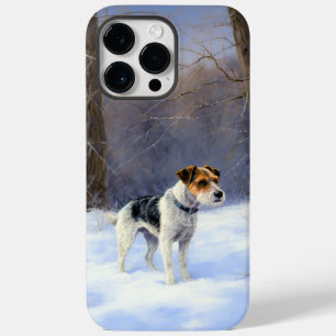Russell Terrier Deixe Nevar Natal