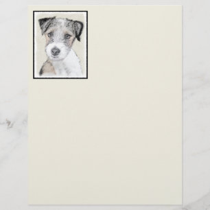 Russell Terrier Rough Painting - Arte Original de