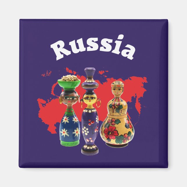 Rússia - Russia íman (Frente)