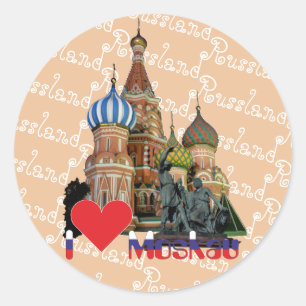 Rússia - Russia Moscovo autocolante