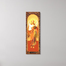 Russian Icon Archangel Gabriel Wrapped Canvas