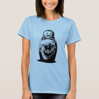 Russo mau da boneca de Matryoshka - t-shirt do pop