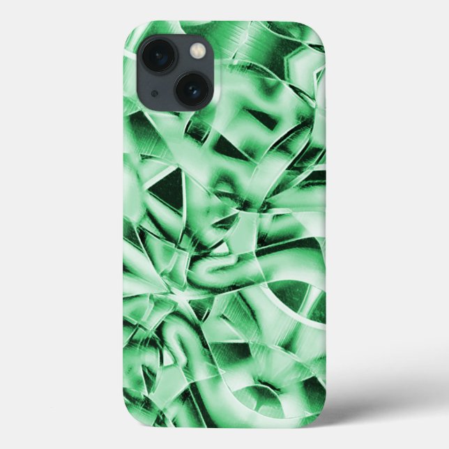 Russo ou não, branco verde estranho entrelaçado (Verso)