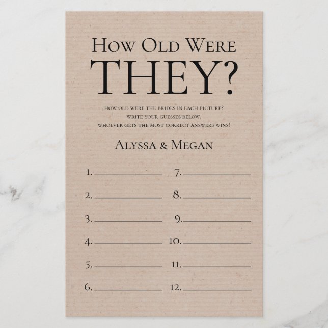 Russo Quão Velhos Eles Eram LGBTQ (Frente)