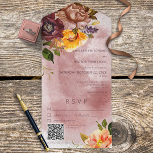 Russo Queda Borgonha Amarelo Amarelo Vinho Floral