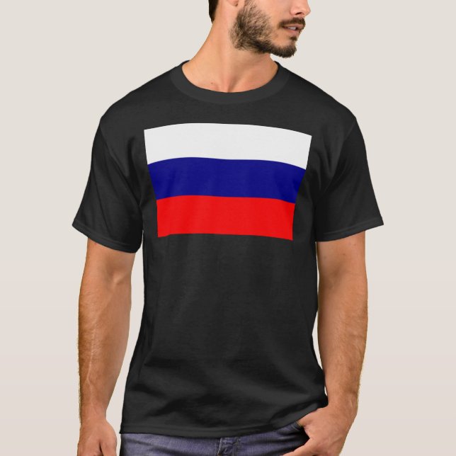 Russo,Russo bandeira Clássica T-Shirt (Frente)