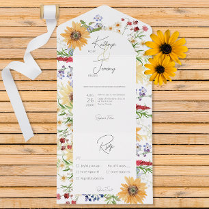 Russo Summer Wildflower Sunflower Janto Branco
