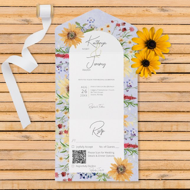 Russo Verão Flores Selvagens Sunflower Peri Código (Criador carregado)