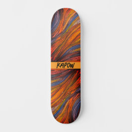 "Rust Strands Azul" no skate