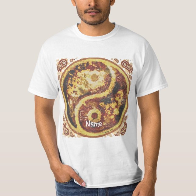 Rust Yin Yang t-shirt (Frente)