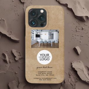 Rustic Add your Logo Custom Text Company Photo