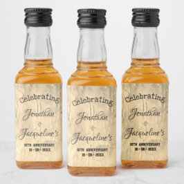 Rustic Any Casamento Anniversário Personalizado Mi