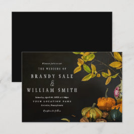 Rustic Autumn Deixa Pumpkin Casar Convites