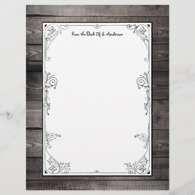 Rustic Barnwood - Padrão (Frente)