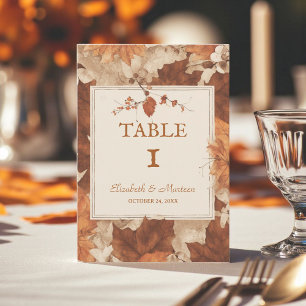 Rustic Beige Brown Maple Sai do outono