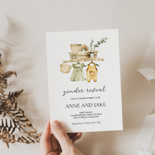 Rustic Boho Gender - Convite à apresentação de pro